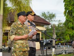 Bupati Irwan Pimpin Apel Malam Pergantian Tahun di Polres Pinrang