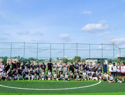 Kapolres Edy Sabhara Manggabarani Jalin Sinergi Bersama Wartawan Gelar Turnamen Sepak Bola