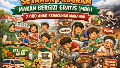 Aktivis HAM Bicara Soal Setahun MBG, Wilson Lalengke : 2000 Anak Telah Keracunan